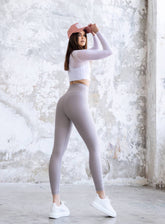 HERA - COMPRESSION LEGGING - GREY - VECTOR SPORTSWEAR